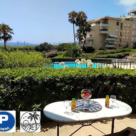 Vaste 2 Pièces res. Grand large grande terrasse vue mer Antibes Extérieur photo